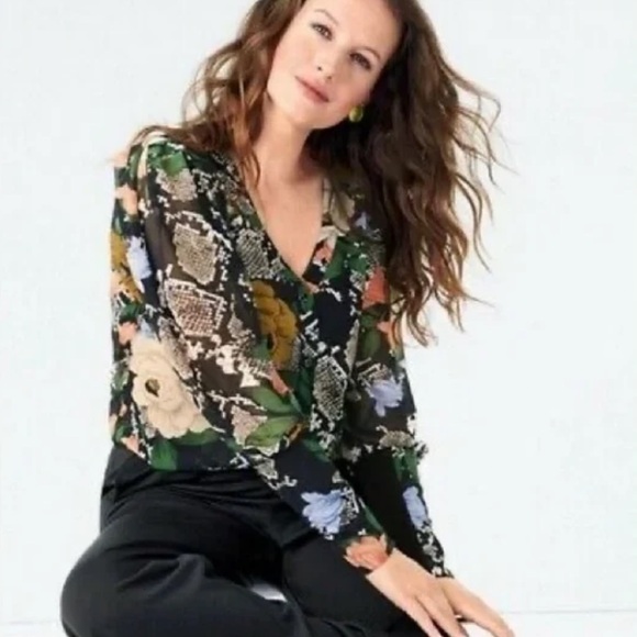 Cabi Snake Charmer Blouse - Picture 1 of 11